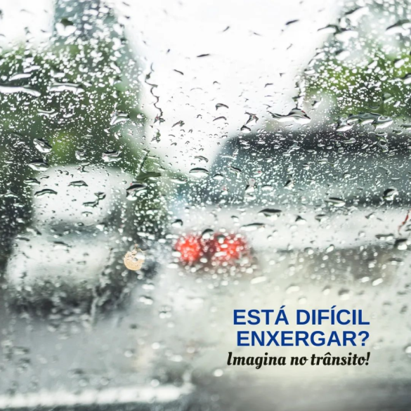 ESTÁ DIFÍCIL ENXERGAR? Imagina no transito!